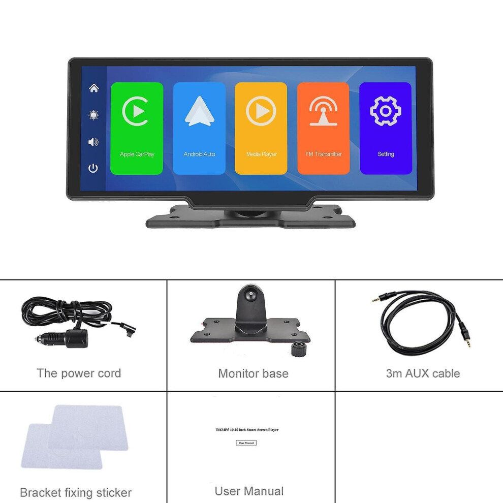 【新品】CarPlay ミラーリング Wifi 10.26インチ カーナビ 10.26インチ ディスプレイオーディオ CarPlay/Android
