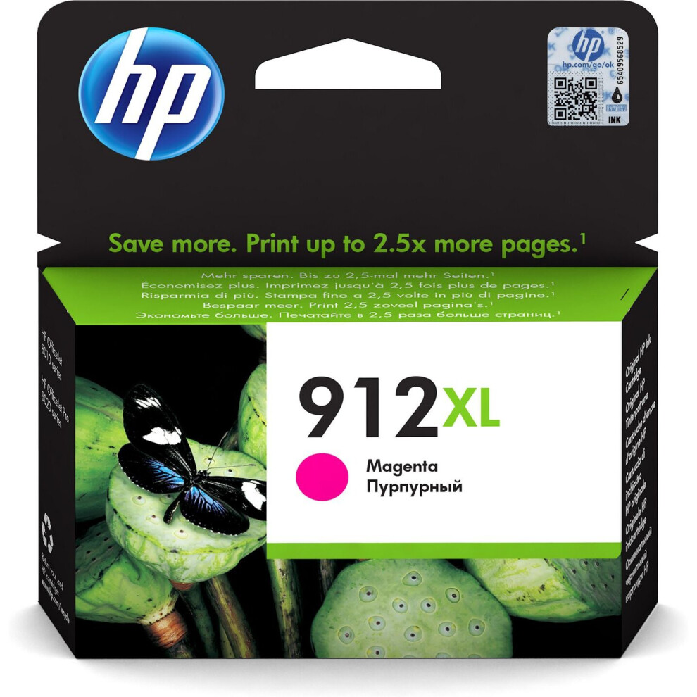 Hp 912XL High Yield Magenta Pink