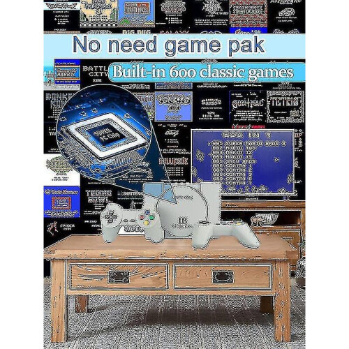 Game Console Built In 600 Games Classic Video Game Console Plug And Play Console 2