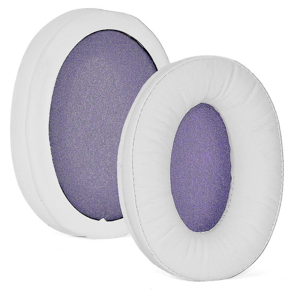 (White) Leather Ear Cushion Sponge Earpads For Hyperx Alpha / Cloud Ii Headset Earmuffs White 9363541041262