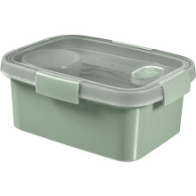 CURVER 1.2L Lunch Box Spoon Fork Condiment Holder Bento Set Food Storage