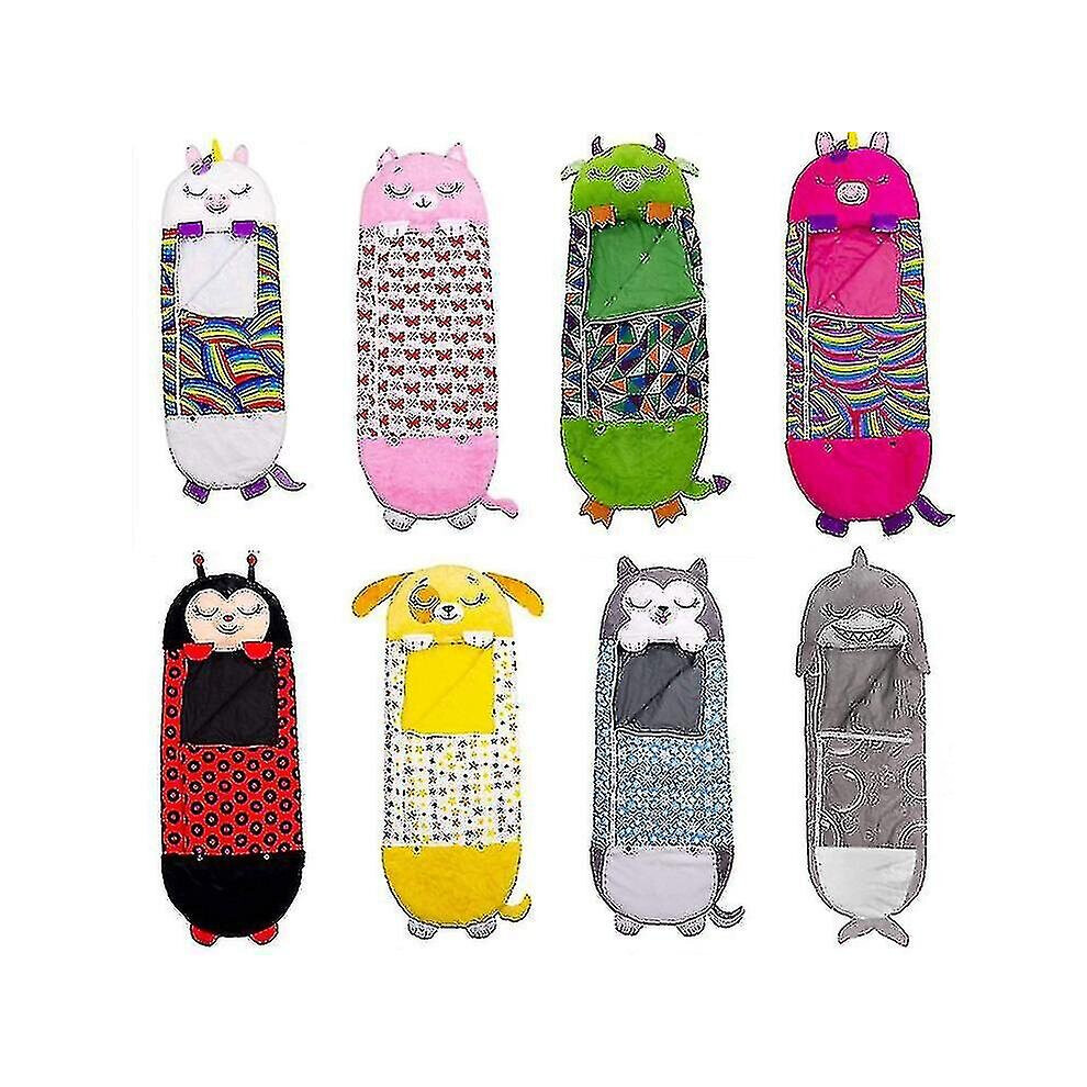 (Pink, 160x60cm) Sleeping Bag Children's Lazy Warm Sleeping Bag Pajamas Children's Pillow_y(haoyi)-g-image-OPC-PCKX6S6-NEW