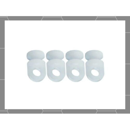 (Extra Track Gliders (PK 10 )) Discrete Top Fix (Ceiling) Window Curtain Track