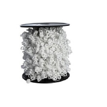 (Extra 60mm PP Gliders (5M )) Discrete Top Fix (Ceiling) Window Curtain Track