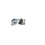 (Extra Silver End Stops ( PK 2 )) Discrete Top Fix (Ceiling) Window Curtain Track 1