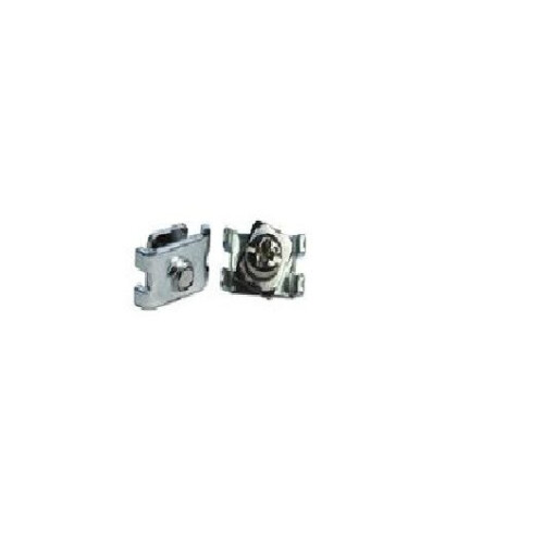 (Extra Silver End Stops ( PK 2 )) Discrete Top Fix (Ceiling) Window Curtain Track