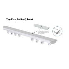 (400cm ( 157" )) Discrete Top Fix (Ceiling) Window Curtain Track