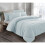 (Duck Egg, Single) Teddy Fleece Soft Duvet Cover with Pillow Case 1