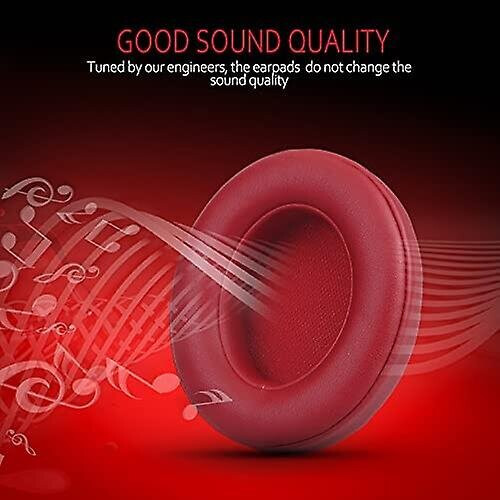 (Red) Studio 3 Replacement Ear Pads, Compatible With Beats Studio 2 1