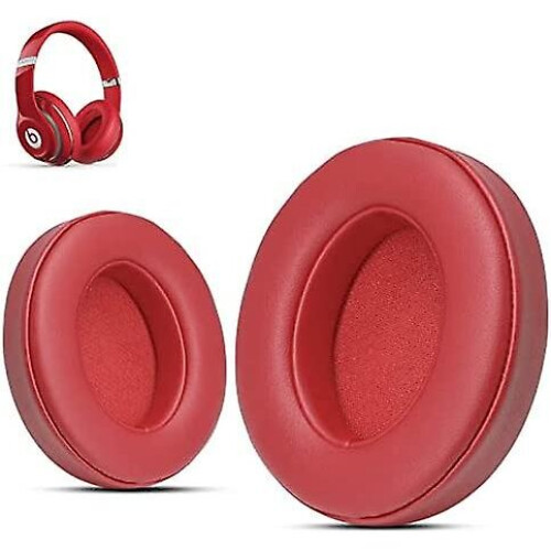 (Red) Studio 3 Replacement Ear Pads, Compatible With Beats Studio 2