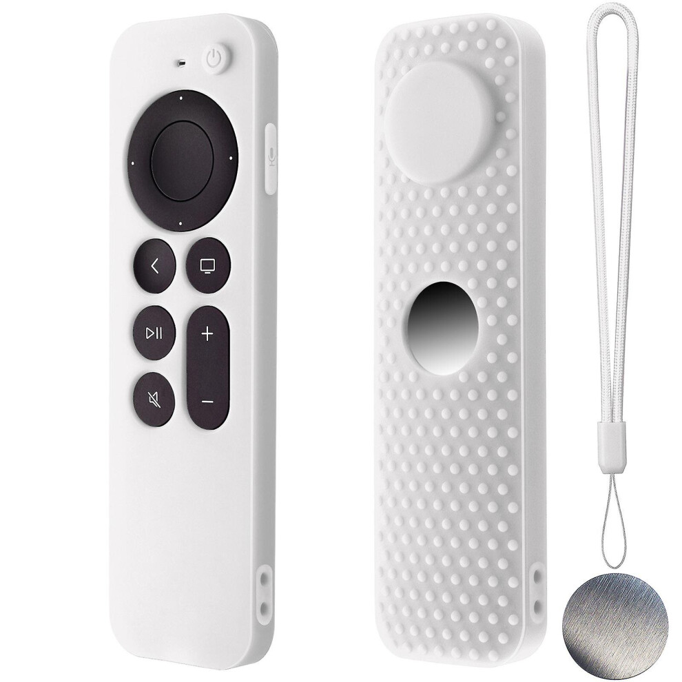 (D) For Apple Tv 4K Stick Remote Silicone Case Protective Cover Skin With Lanyard 7559731088953