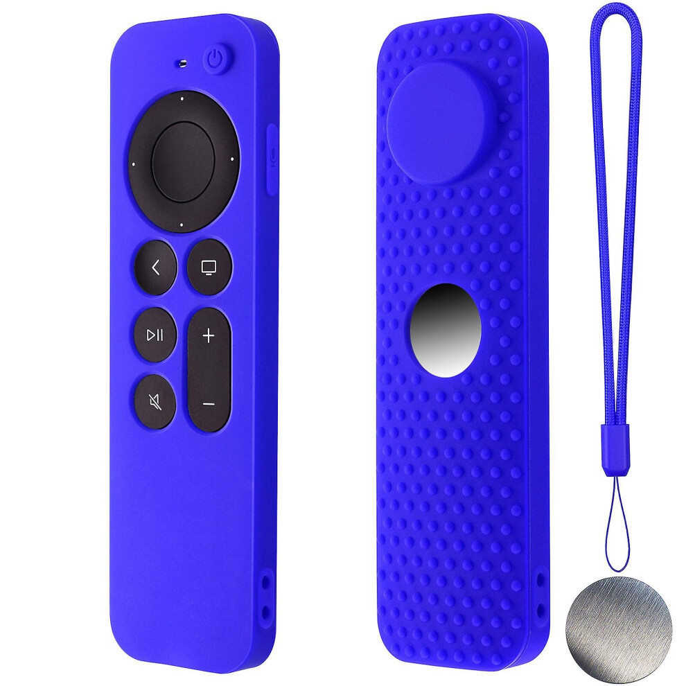 (I) For Apple Tv 4K Stick Remote Silicone Case Protective Cover Skin With Lanyard 7559731088892