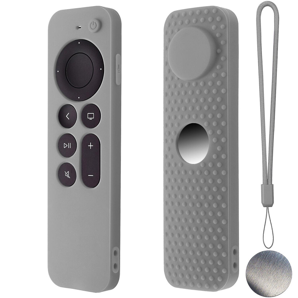 (H) For Apple Tv 4K Stick Remote Silicone Case Protective Cover Skin With Lanyard 7559731088939