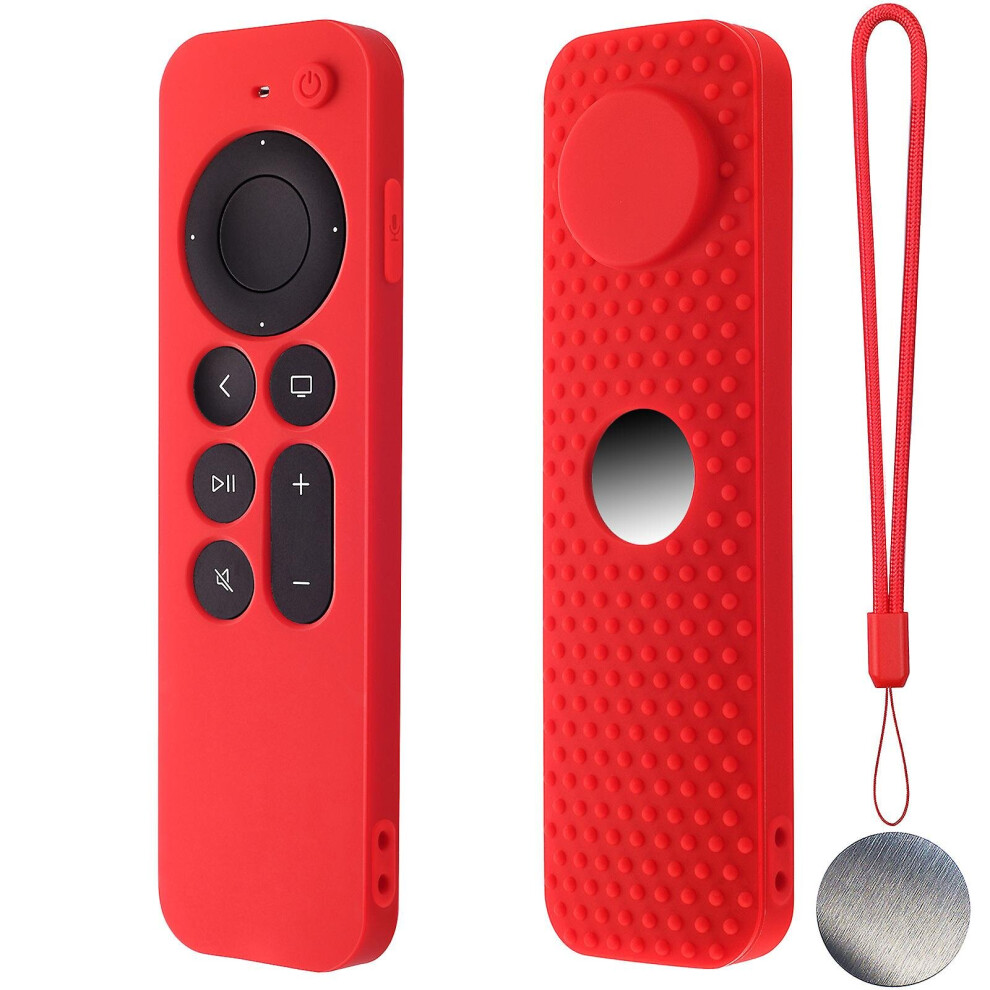 (K) For Apple Tv 4K Stick Remote Silicone Case Protective Cover Skin With Lanyard 7559731088908