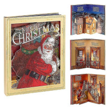 The Night Before Christmas Pop-up Book With Light And Sound Exquisite Classic Attractive Story New Year Gifts