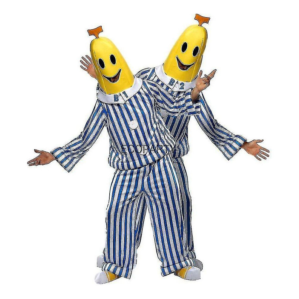 (S(height 165-175cm)) Cosplay Bananas In Pyjamas Costume Tv Show Costume Bananas In Pajamas Costume Bananas Costume