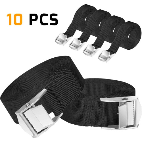 Heavy Duty Ratchet Straps Car Roof Rack Quick Release Tie Down Straps on OnBuy