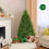 Casart 5FT Christmas Spruce Tree Unlit Easy Assembly w/ Foldable Metal Stand 1