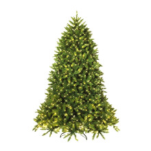 5FT Christmas Pre-lit Tree 8 Lighting Modes Xmas Foldable Metal Stand