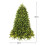 Casart 5FT Christmas Pre-lit Tree 8 Lighting Modes Xmas Foldable Metal Stand 2