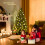 Casart 5FT Christmas Pre-lit Tree 8 Lighting Modes Xmas Foldable Metal Stand 4