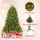 Casart 5FT Christmas Pre-lit Tree 8 Lighting Modes Xmas Foldable Metal Stand 8
