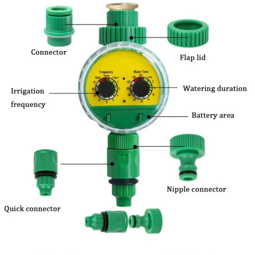 Automatic Electronic Garden Tap Water Timer Irrigation Watering System 1