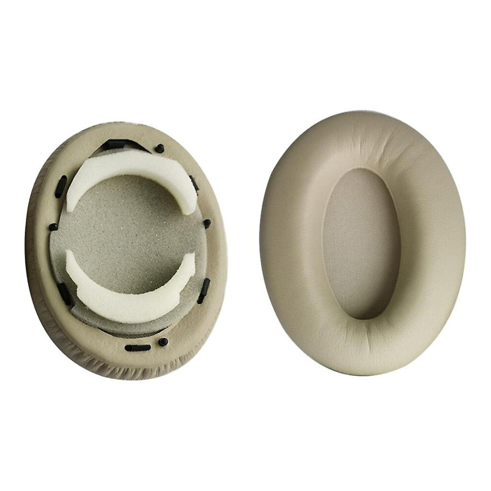 (Beige) 1 Pair New Sponge Ear Pads For Sony Wh-1000Xm3 Wh1000xm3 Headphones Replacement Beige 9195603114139