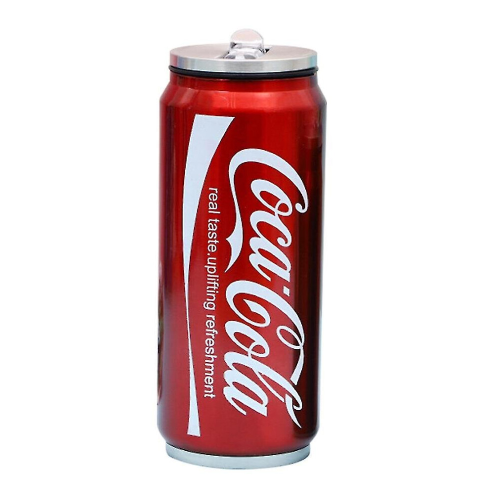 (Kaesi350ml 500ml Stainless Steel Outdoor Car Insulated Straw Cola Can Bottle Cup) Kaesi350ml 500ml Stainless Steel Outdoor Car Insulated Straw Cola Can Bottle Cup 