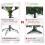 Casart 6FT Christmas Pre-lit Tree 8 Lighting Modes Xmas Foldable Metal Stand 7