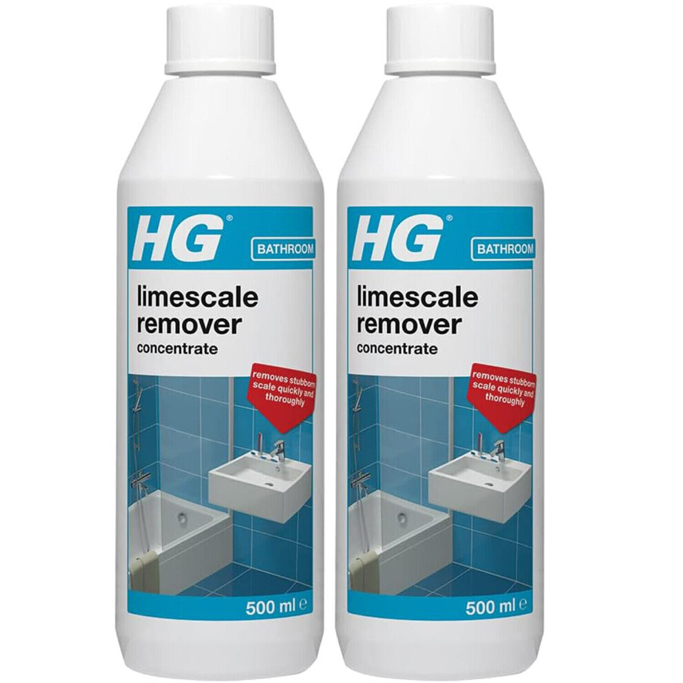 2 x HG Limescale Remover Concentrate - 500ml