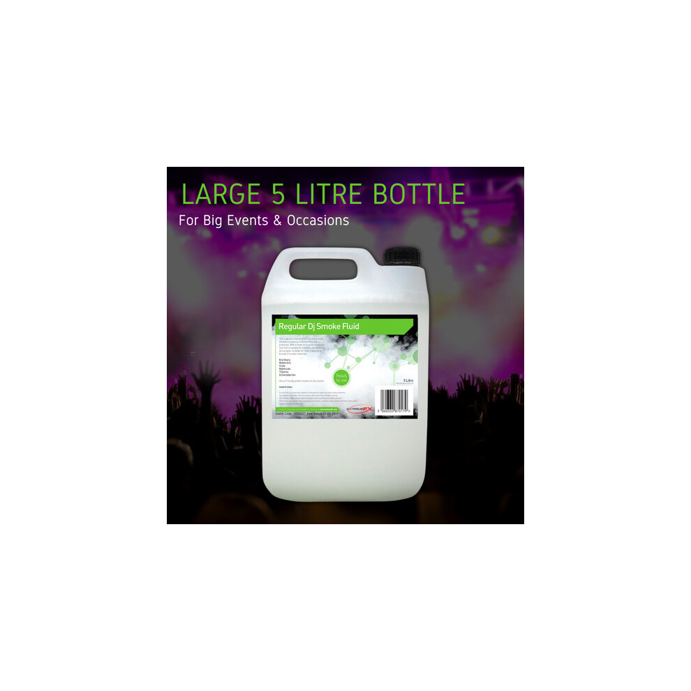 Smoke Machine Fluid 5L- DJ, Theatre, Nightclub, Disco