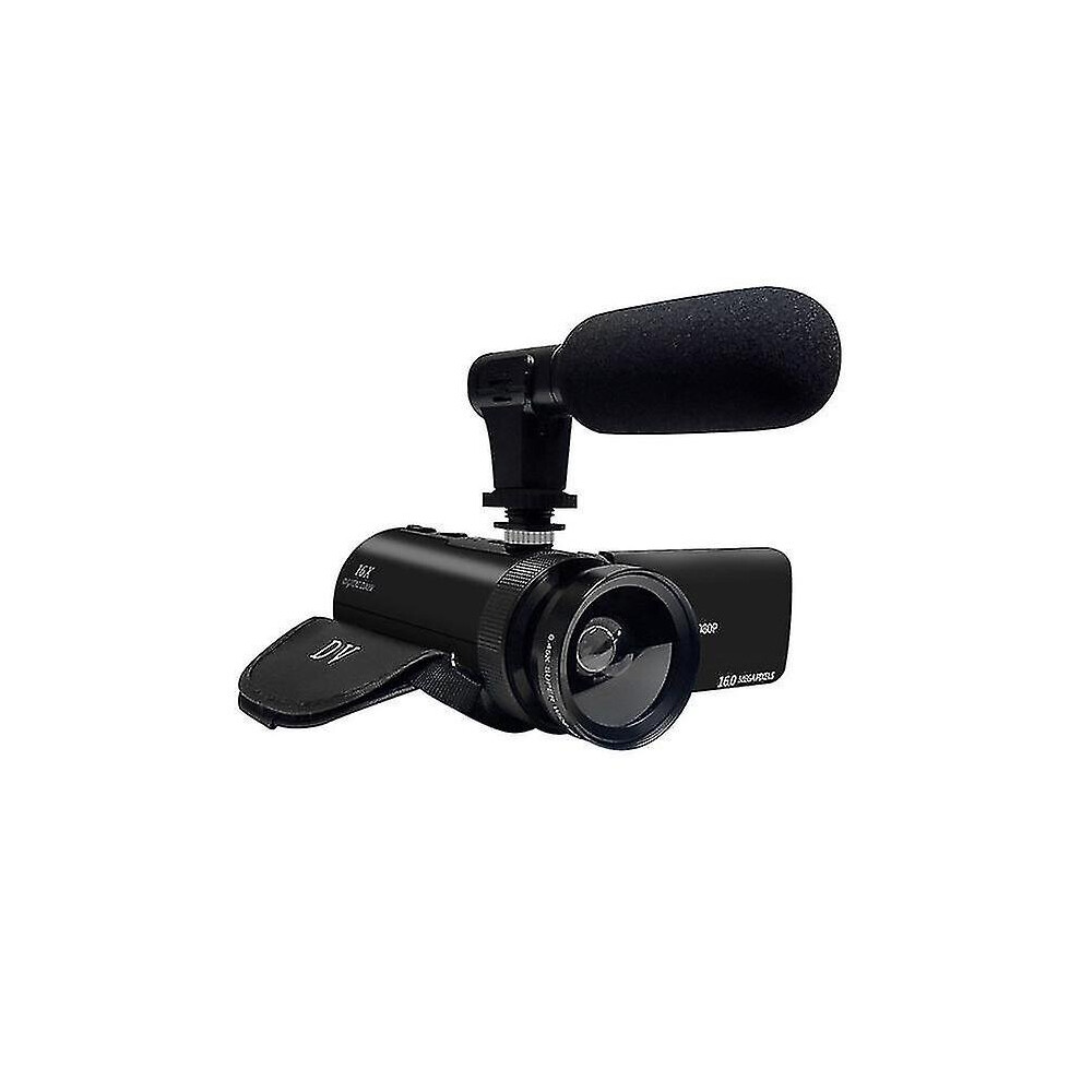 Video Camera With Microphone Video Sky Fhd 1080P 16Mp Vlog Youtube Camcorder 16X Digital 9317810674149