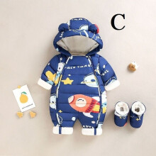 ( Blue, 6-9 Months) Newborn Baby Boy Girl Kids Bear Hooded Romper Jumpsuit Bodysuit Clothes Outfits