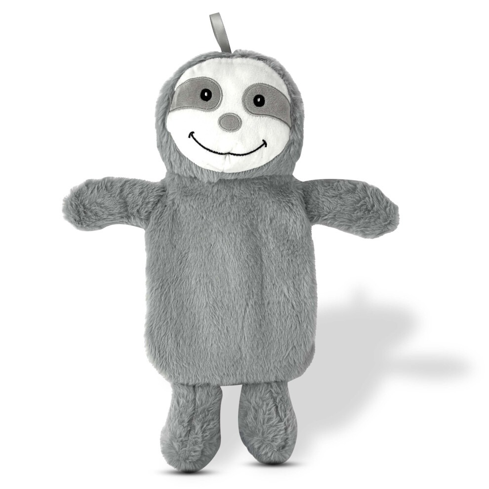 SLOTH 2L Hot Water Bottle With Soft Plush Cover - Christmas Gift
