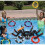 Halloween Inflatable Spider Ring Toss Game With 8 Rings 2