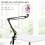 PULUZ 7.9 inch 20cm Ring Curved Light + Desktop Arm Stand 7