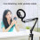 PULUZ 7.9 inch 20cm Ring Curved Light + Desktop Arm Stand 11