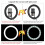 PULUZ 7.9 inch 20cm Ring Curved Light + Desktop Arm Stand 10