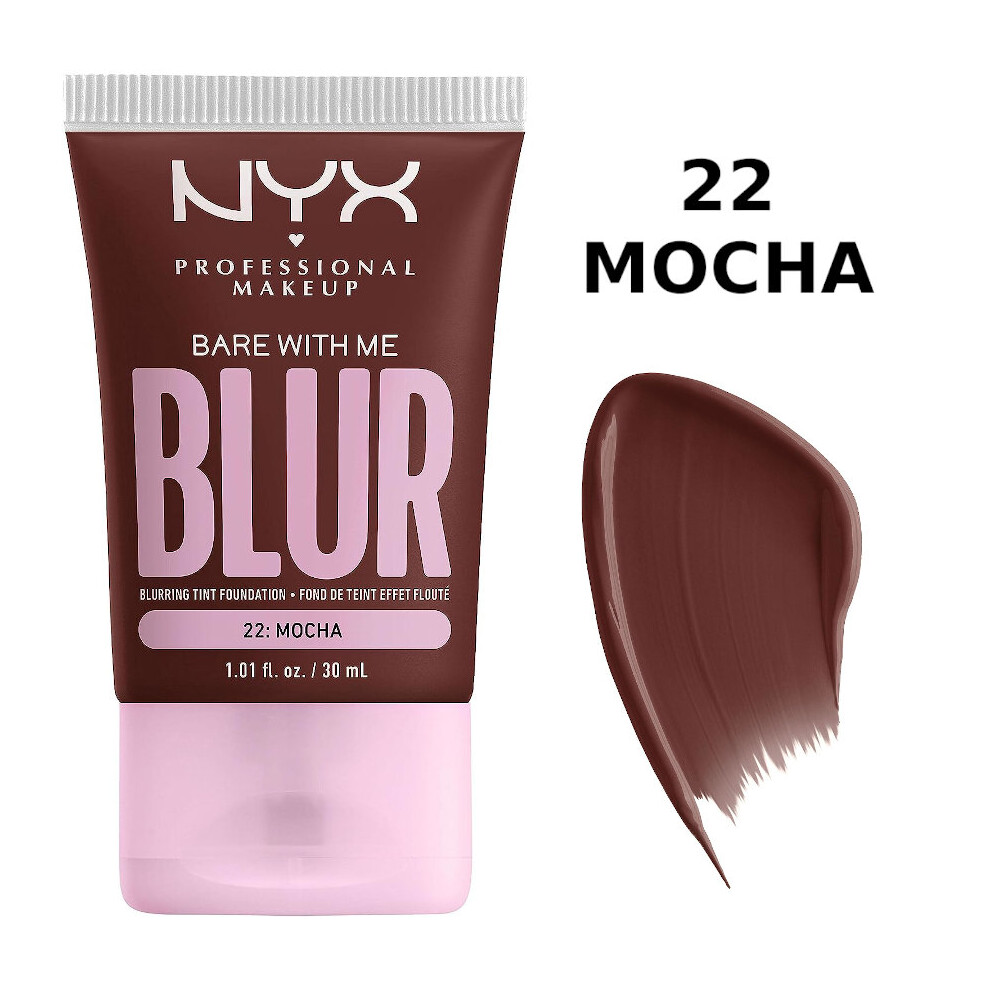 NYX Professional Bare With Me Blur Tint Foundation 22 Mocha 30ml