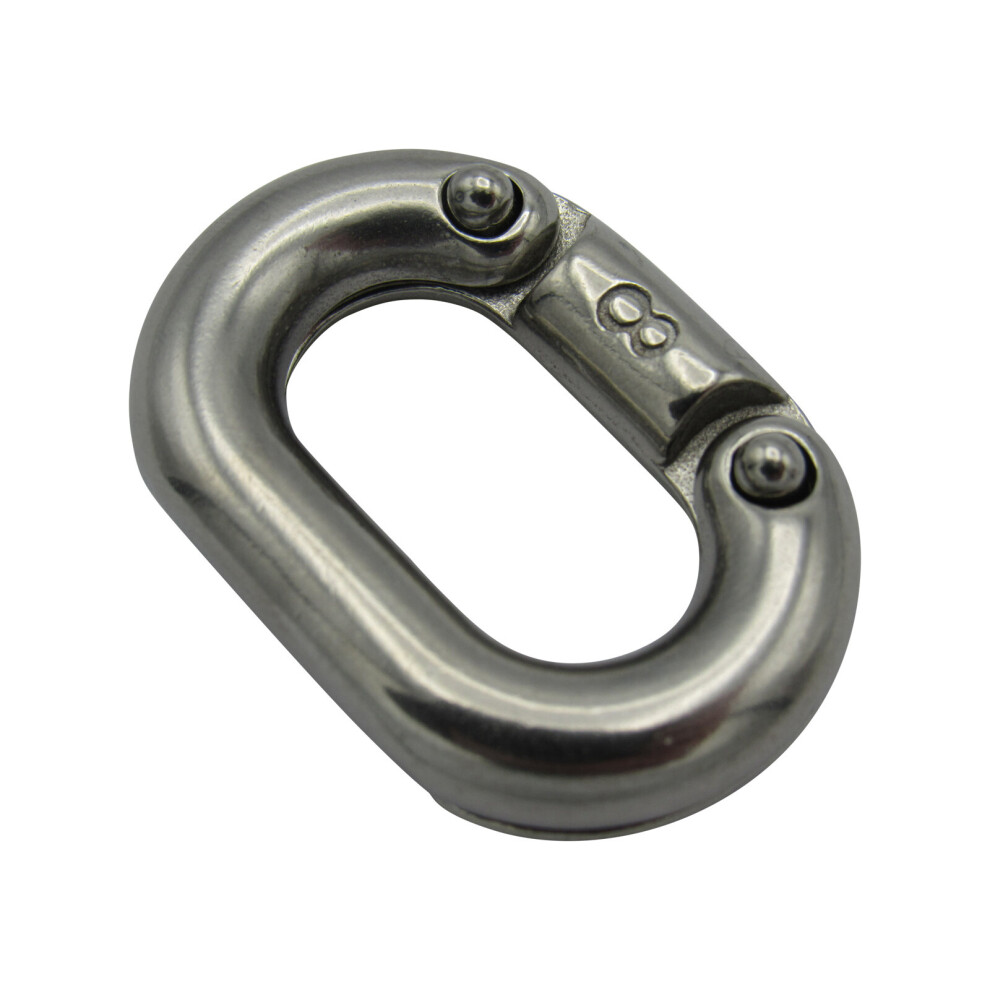 Stainless Steel Chain Repair Link 8Mm (Split Connection 316 Grade) 701017776093