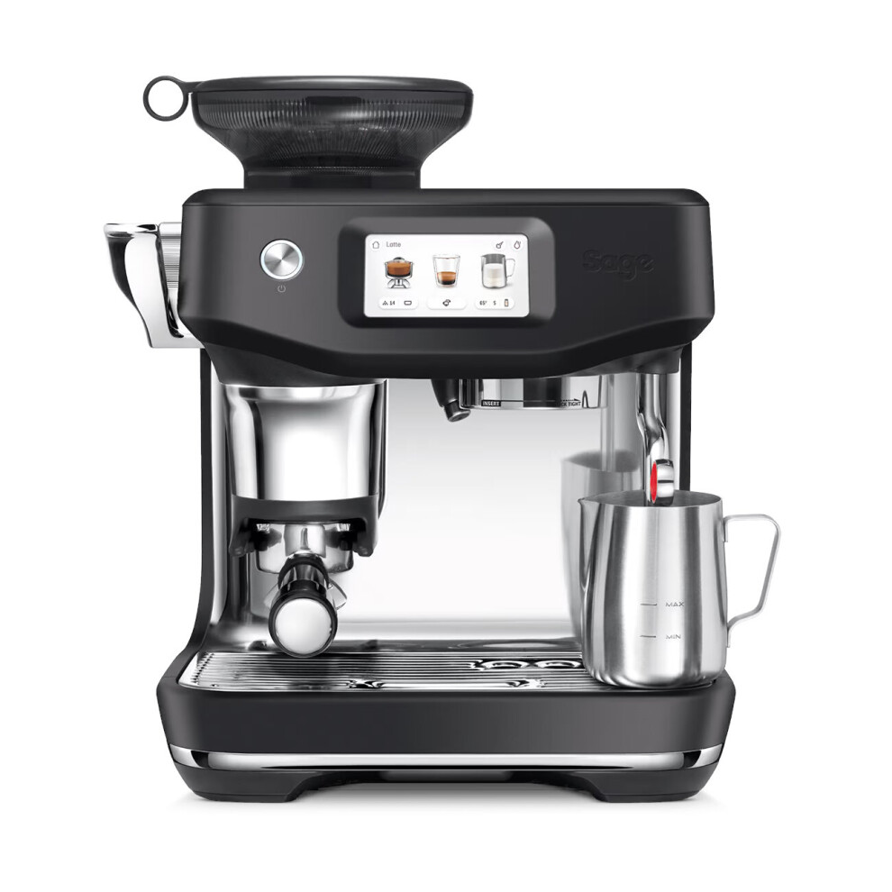 Sage The Barista Touch Impress Ses881btr Coffee Machine Truffle Black