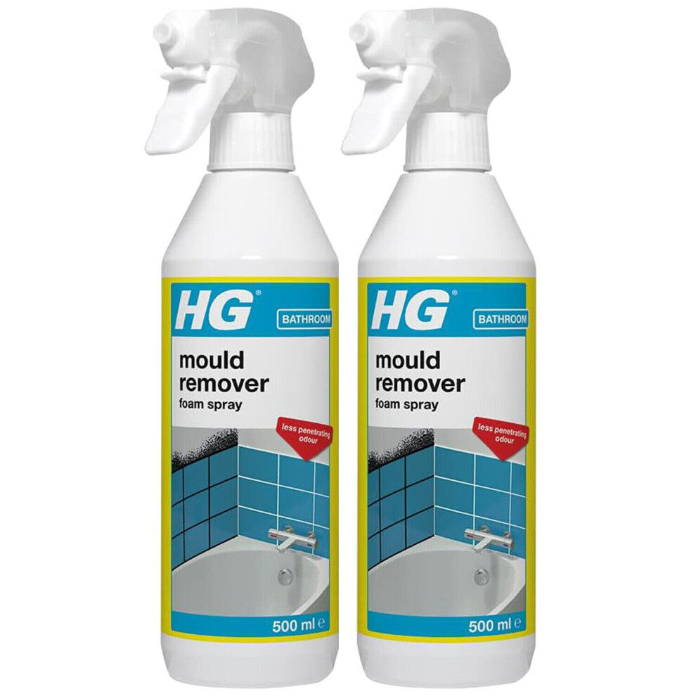 2 x HG Mould Remover Foam Spray - 500ml