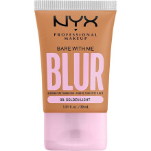 NYX PROFESSIONAL MAKEUP Bare With Me Blur Skin Tint Foundation Make Up Matcha-glyseriinillä ja niasiiniamidilla - Golden Light