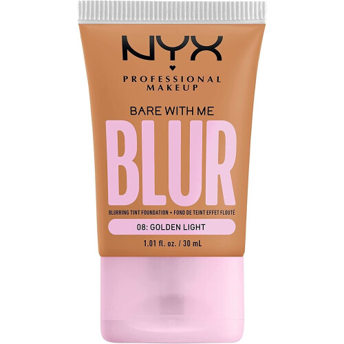 NYX Professional Makeup Liquid Make Up Base NYX Bare With Me Blur Nº 08 Golden light 30 ml