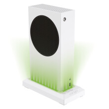 Venom LED Multi-Colour Console Stand for Xbox Series S - White (VS3510) | 7-Color RGB Lighting, USB-Powered, Keeps Ports Accessible