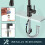 FORIOUS Kitchen Sink Taps Mixer with Pull Out Spray, Swivel Single Handle High Arc Pull Down Stainless Steel Kitchen Faucet, Matte Black 7