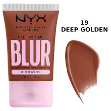 NYX PROFESSIONAL MAKEUP Bare With Me Blur Skin Tint Foundation Make-up s matcha glycer   nom a niac   namidom - Deep Golden