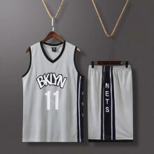 (grey, XL(170cm)) Kyrie Irving adult and children's jersey set