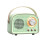 (Light Green) Retro Bluetooth Portable Speaker With FM Radio 1